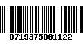 Código de Barras 0719375001122