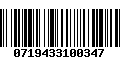 Código de Barras 0719433100347