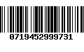 Código de Barras 0719452999731