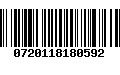 Código de Barras 0720118180592