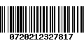 Código de Barras 0720212327817
