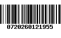 Código de Barras 0720260121955