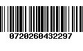 Código de Barras 0720260432297