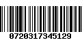 Código de Barras 0720317345129