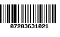 Código de Barras 07203631021