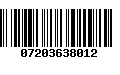 Código de Barras 07203638012