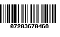 Código de Barras 07203670468