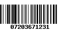 Código de Barras 07203671231