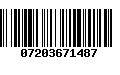 Código de Barras 07203671487