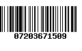 Código de Barras 07203671509
