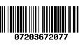 Código de Barras 07203672077