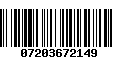 Código de Barras 07203672149