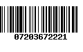 Código de Barras 07203672221
