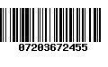 Código de Barras 07203672455
