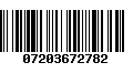 Código de Barras 07203672782