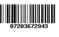 Código de Barras 07203672943