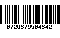 Código de Barras 0720379504342