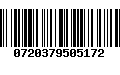 Código de Barras 0720379505172