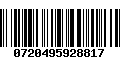 Código de Barras 0720495928817