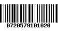 Código de Barras 0720579101020