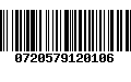 Código de Barras 0720579120106