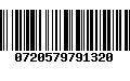 Código de Barras 0720579791320