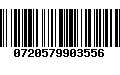 Código de Barras 0720579903556
