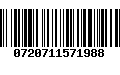 Código de Barras 0720711571988