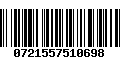 Código de Barras 0721557510698