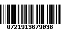 Código de Barras 0721913679038