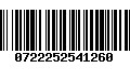 Código de Barras 0722252541260