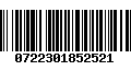 Código de Barras 0722301852521