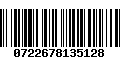Código de Barras 0722678135128