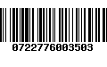 Código de Barras 0722776003503