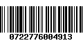 Código de Barras 0722776004913