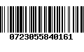 Código de Barras 0723055840161