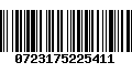 Código de Barras 0723175225411