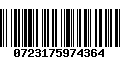 Código de Barras 0723175974364