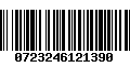 Código de Barras 0723246121390