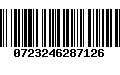 Código de Barras 0723246287126
