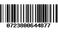 Código de Barras 0723800644877