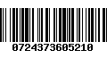 Código de Barras 0724373605210