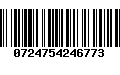 Código de Barras 0724754246773