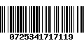 Código de Barras 0725341717119