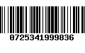 Código de Barras 0725341999836