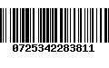 Código de Barras 0725342283811