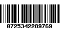 Código de Barras 0725342289769