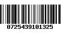Código de Barras 0725439101325