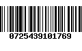 Código de Barras 0725439101769