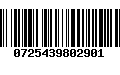 Código de Barras 0725439802901